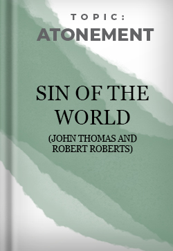 Atonement Sin of the World