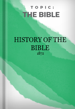 The History of the Bible